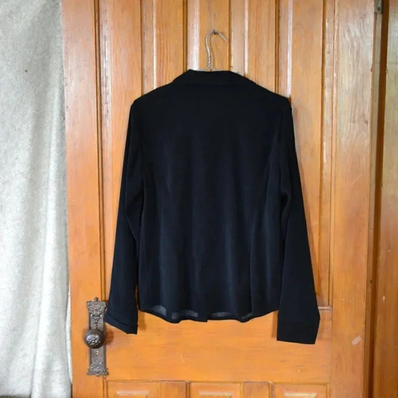 Vtg Faux Suede  Button Up - Picture 2 of 9